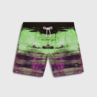 Short de bain Cali Gradient 14'' | Black Melted Stripe Boys