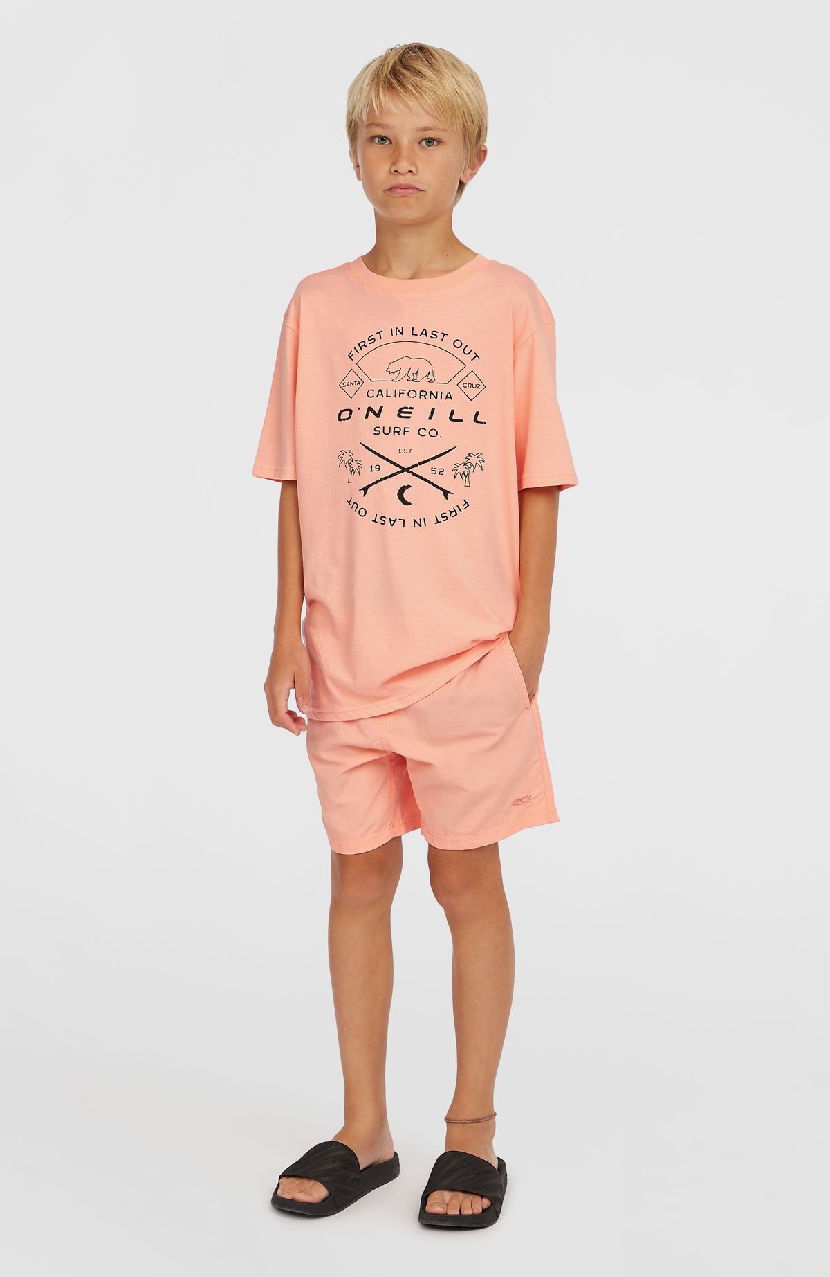 Short de bain Vert 14'' | Coral Pop