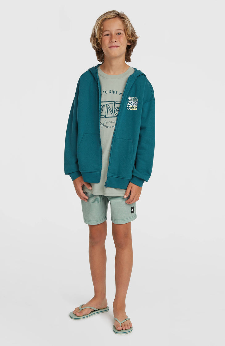 Short de bain O'Neill Logo Stripe | Boys Green Heritage O'Neill