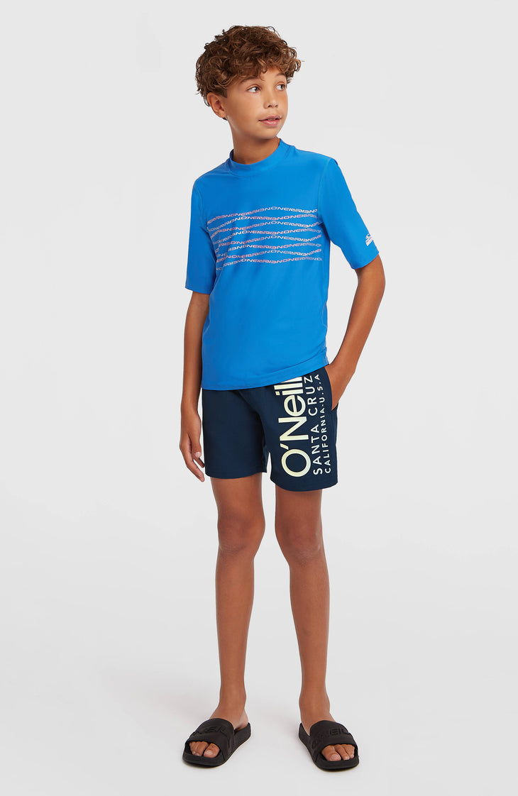 O'Neill Graphic Lycra à manches courtes | Mediterranean Blue