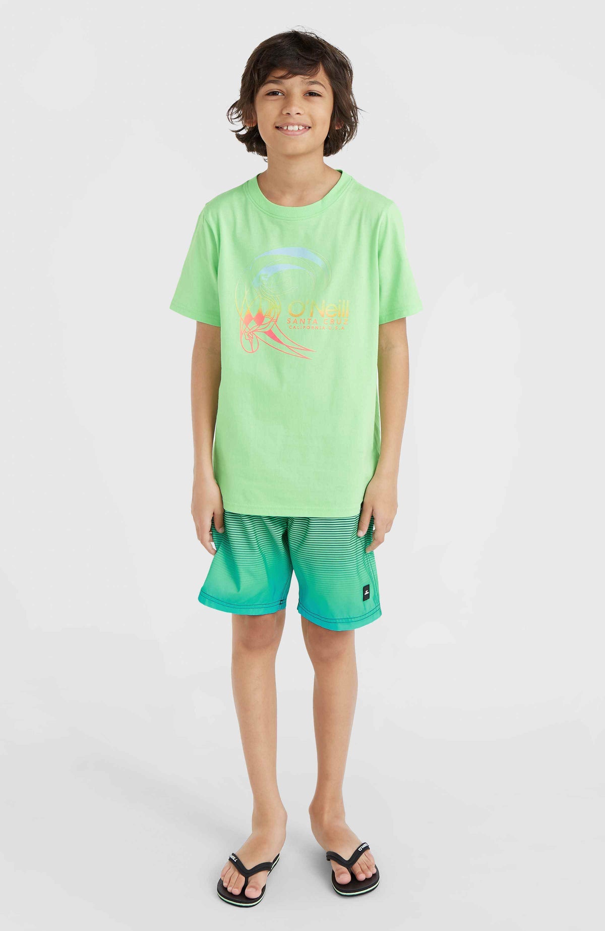 T-shirt Circle Surfer | Neon Green