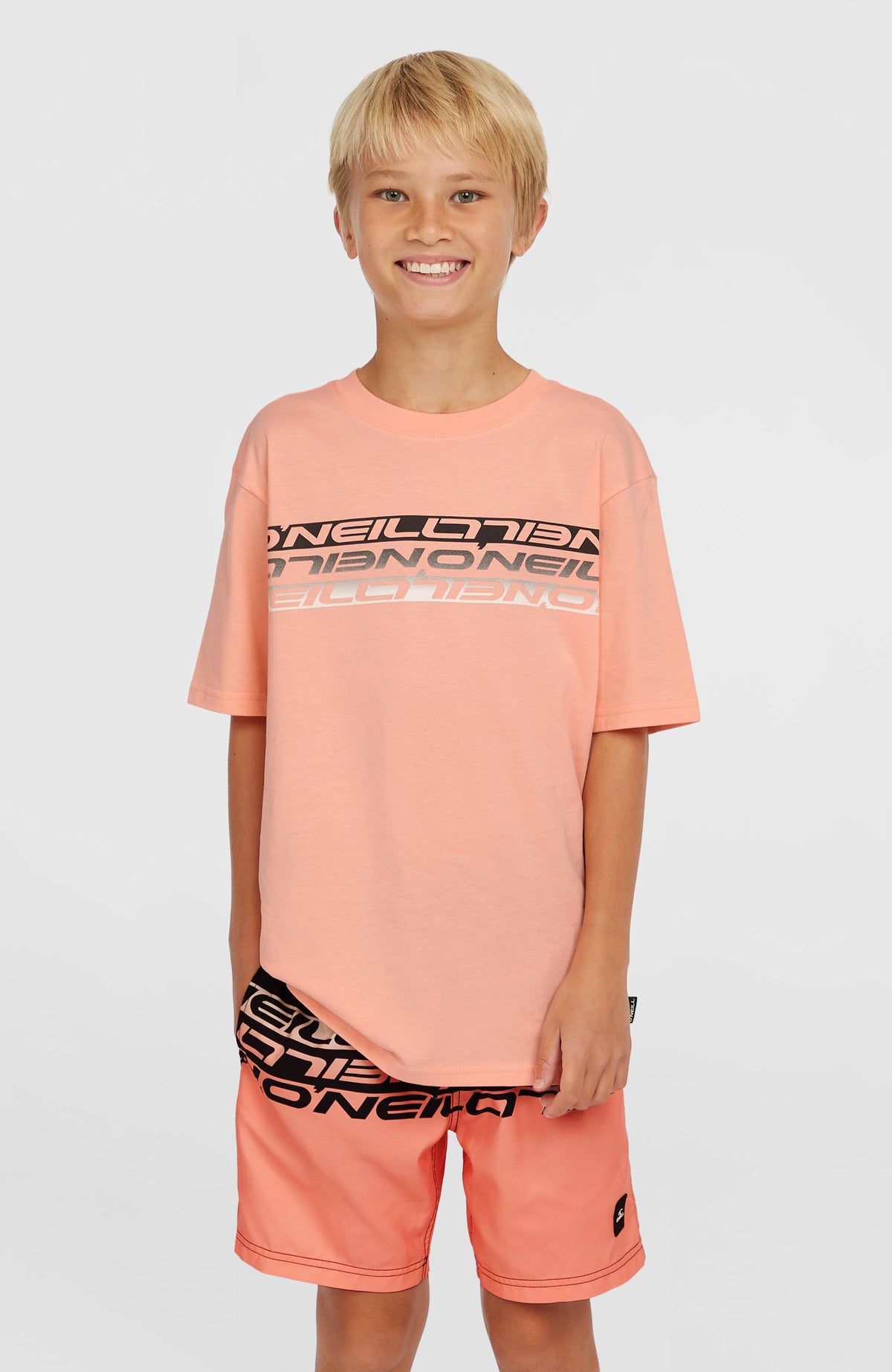 T-shirt Stripe | Coral Pop