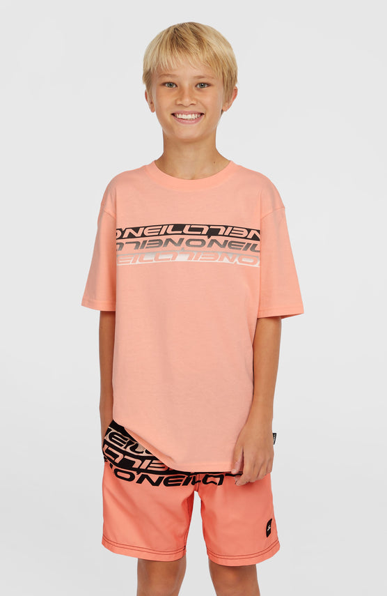 T-shirt Stripe | Coral Pop