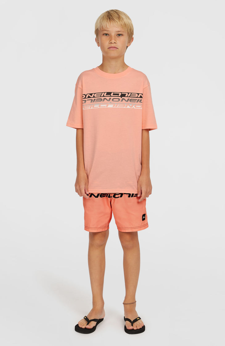 T-shirt Stripe | Coral Pop