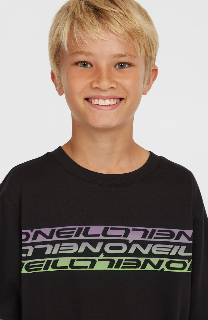 T-shirt Stripe | Black Out