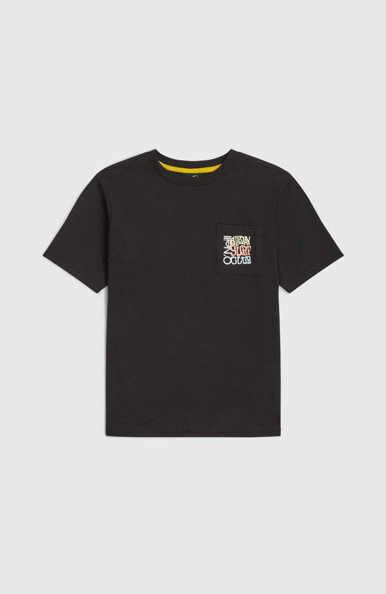 T-shirt Chest Pocket | Black Out