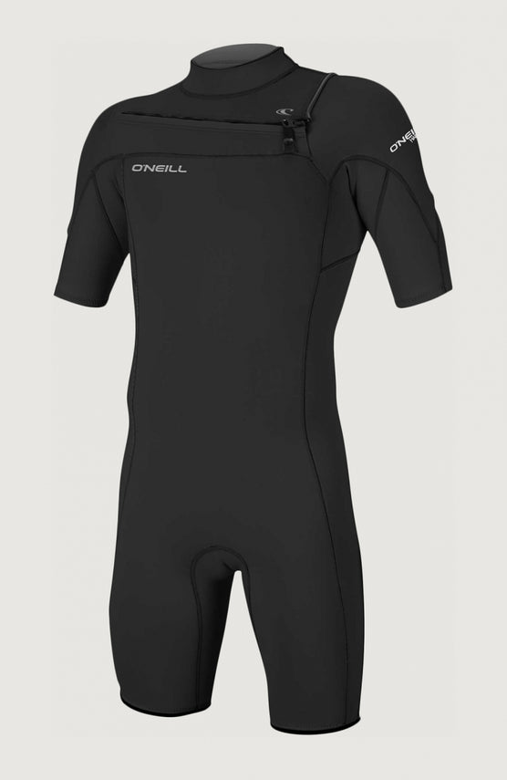 Hammer 2mm Chest Zip Shortsleeve Spring Wetsuit | A05 BLK/BLK/BLK