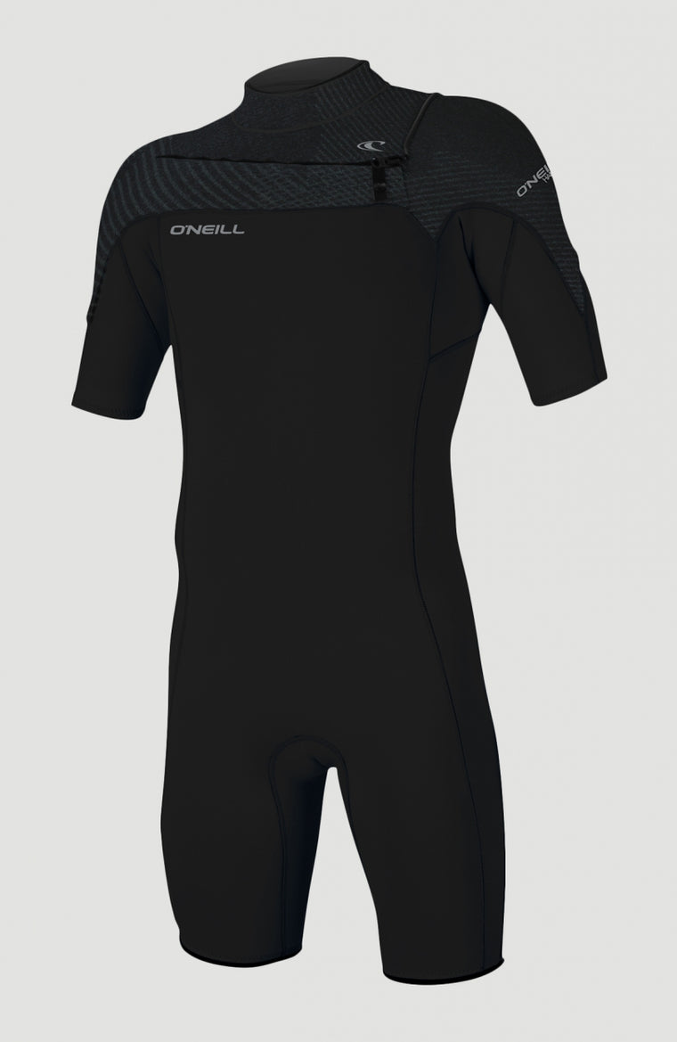 Hammer 2mm Chest Zip Shortsleeve Spring Wetsuit | Black