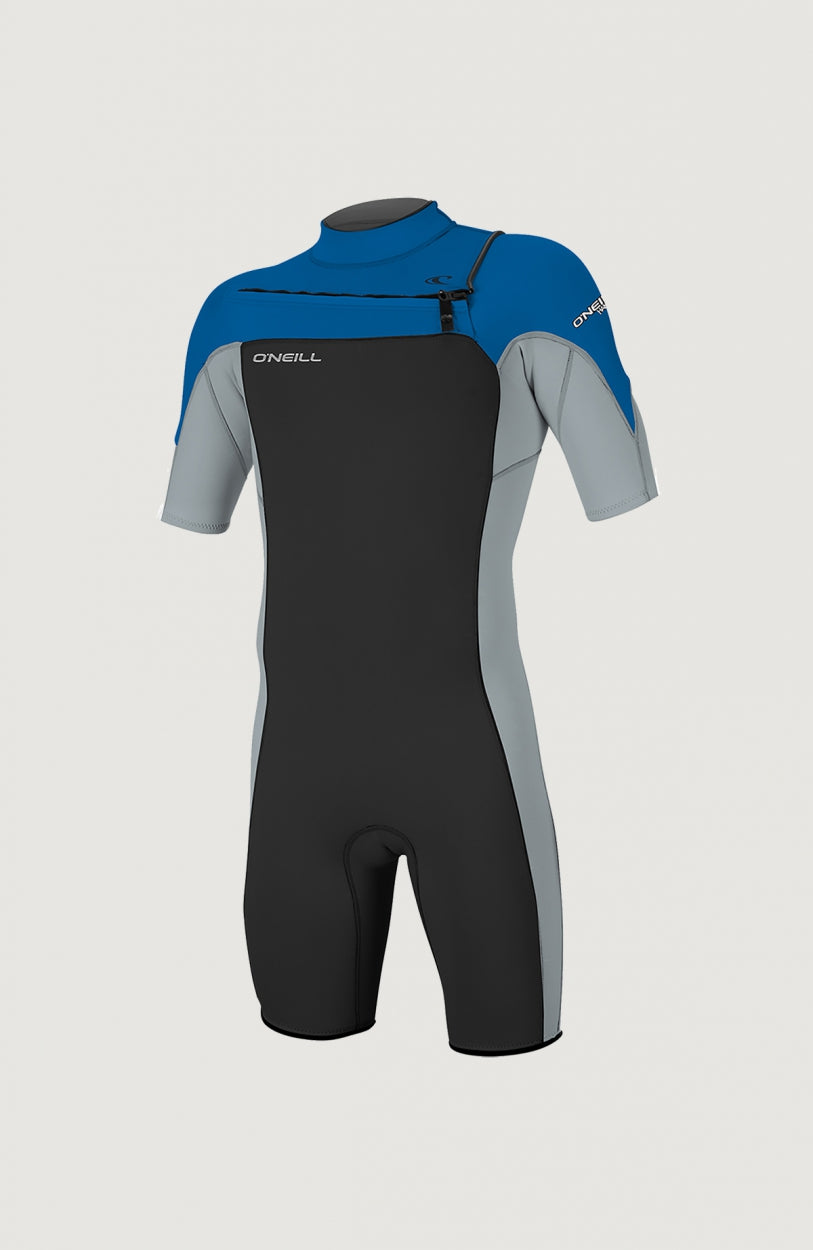 Hammer 2mm Chest Zip Shortsleeve Spring Wetsuit | Black