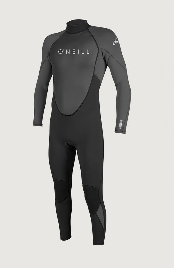 Reactor-2 3/2mm Back Zip Full Wetsuit | BLK/OCEAN