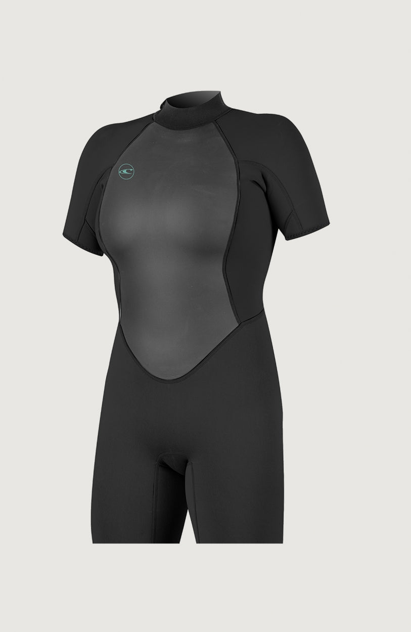 Reactor-2 2mm Back Zip Shortsleeve Spring Wetsuit | BLACK/BLACK