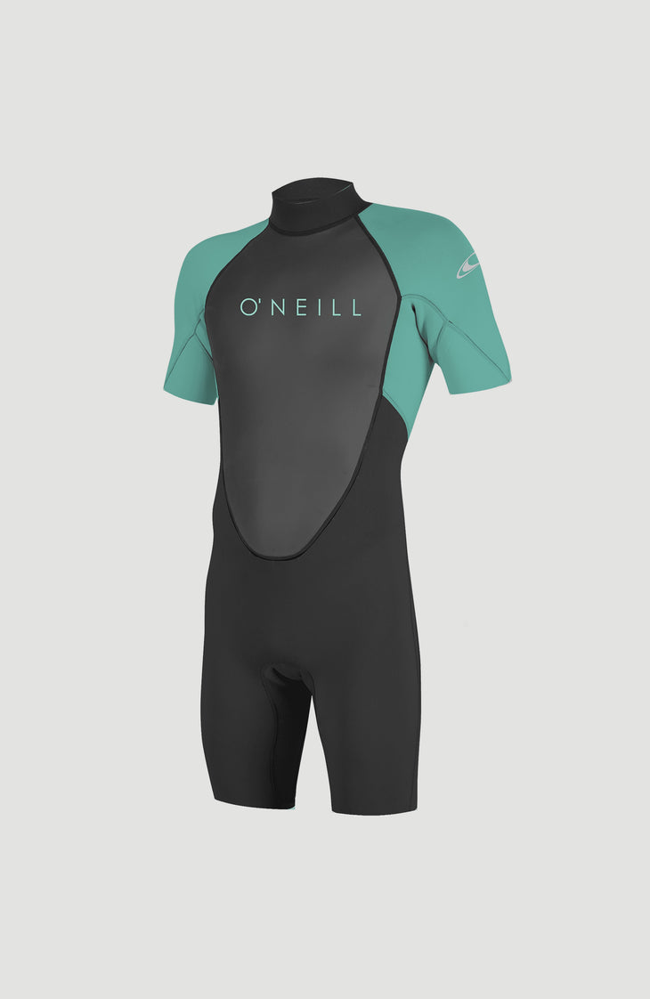 Reactor-2 2mm Back Zip Shortsleeve Spring Wetsuit | BLK/LTAQUA