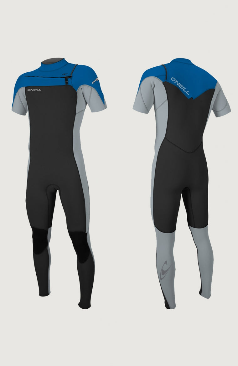 Hammer 2mm Chest Zip Short Sleeve Full Wetsuit | Black