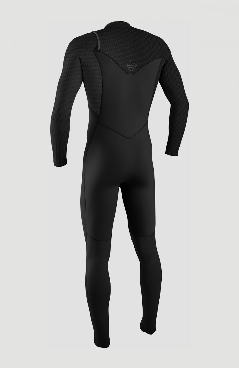 Hyperfreak Plus 5/4mm Chest Zip Full Wetsuit | BLACK/BLACK