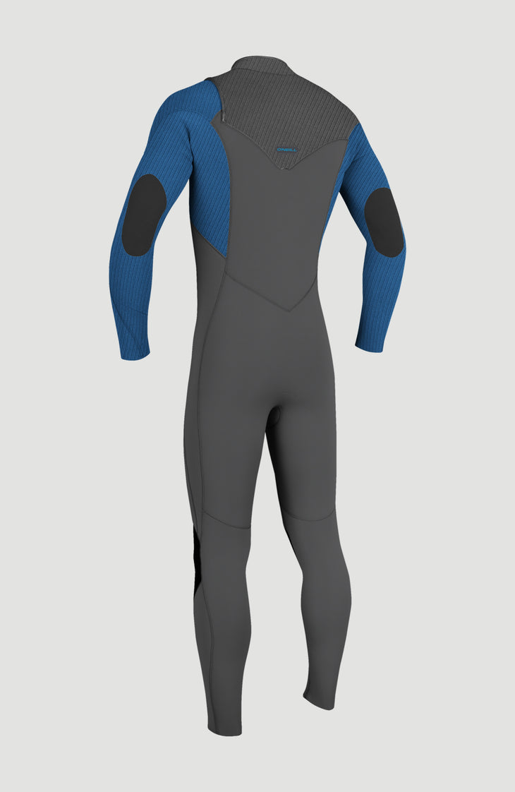Hyperfreak Plus 3/2mm Chest Zip Full Wetsuit | GRAPHITE/SMOKE/BALI BLUE