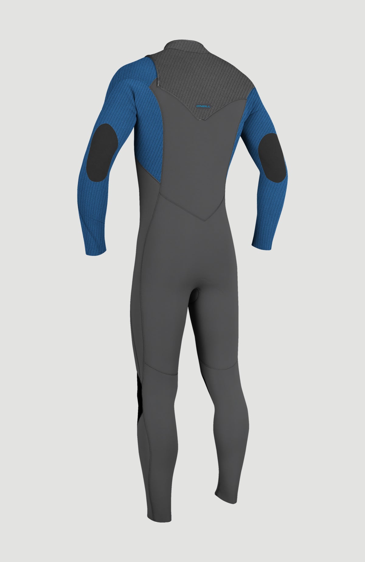 Hyperfreak Plus 4/3mm Chest Zip Full Wetsuit | GRAPHITE/SMOKE/BALI BLUE
