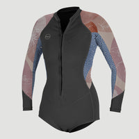 Bahia 2/1mm Front Zip Long Sleeve Spring Wetsuit | GRAPHITE/DRIFT BLUE/DESERT BLO