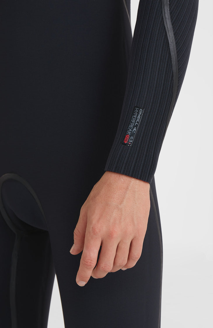 Hyperfreak Fire 4/3mm Back Zip Full Wetsuit | BLACK/BLACK