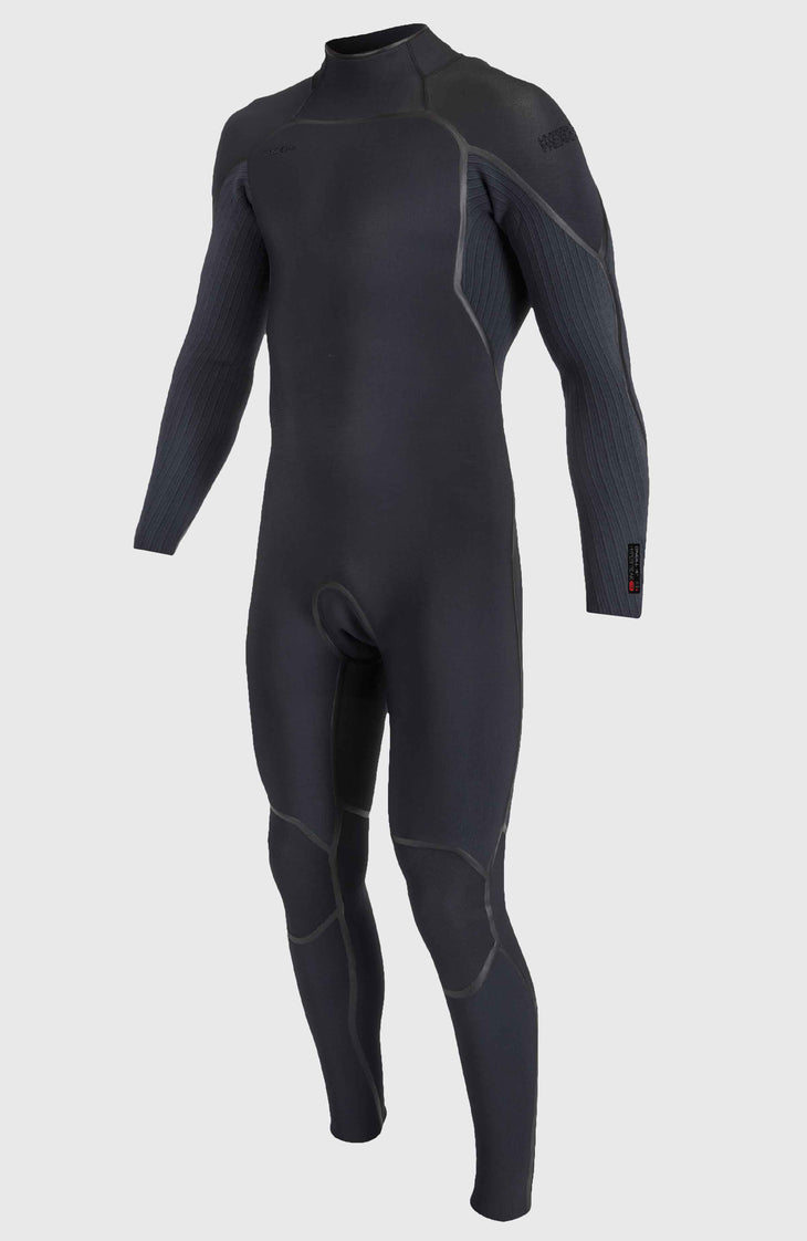 Hyperfreak Fire 4/3mm Back Zip Full Wetsuit | BLACK/BLACK
