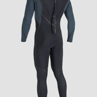 Hyperfreak Fire 5/4+mm Back Zip Full Wetsuit | BLACK/CADET BLUE