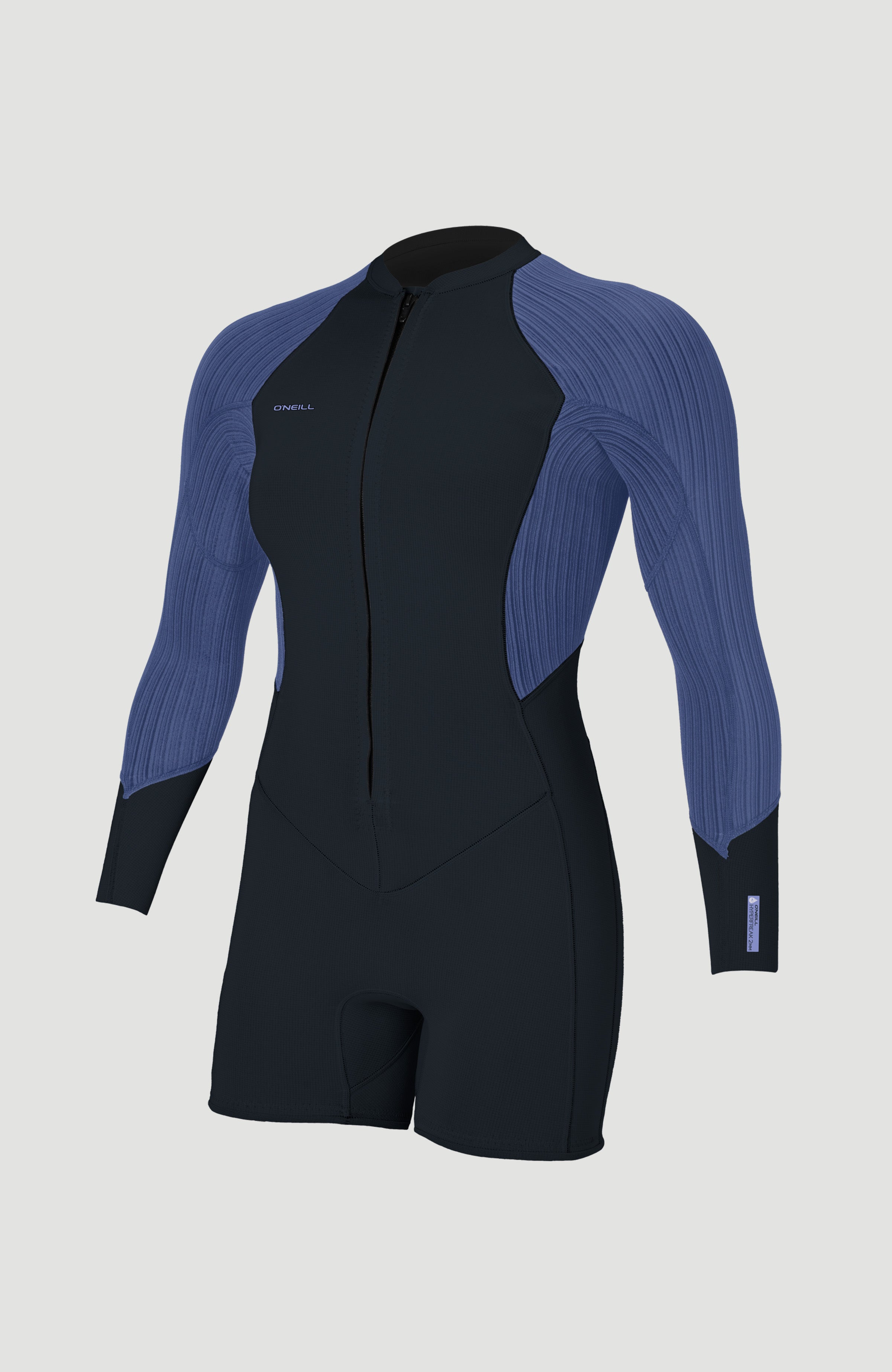 Hyperfreak 2/1.5mm Front Zip Long Sleeve Spring Wetsuit | CARBON/LILLY ...