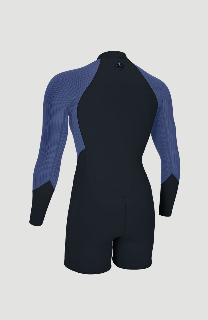 Hyperfreak 2/1.5mm Front Zip Long Sleeve Spring Wetsuit | CARBON/LILLY