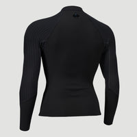 Hyperfreak 2/1.5mm Front Zip Wetsuit Jacket | BLACK/BLACK