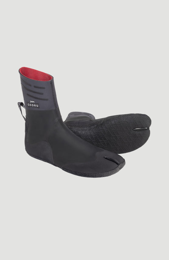 Gooru Dipped 3mm Split Toe Boot | SMOKE/BLACK