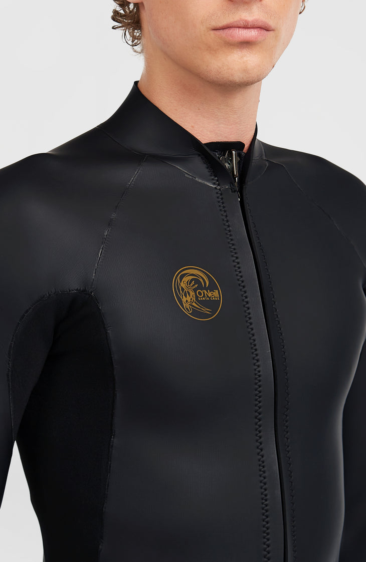 O’Riginals 2mm Beavertail Full Zip Wetsuit Jacket | BLACK/BLACK