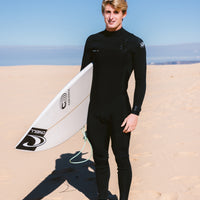 Epic 5/4mm Chest Zip Full Wetsuit | A05 BLK/BLK/BLK