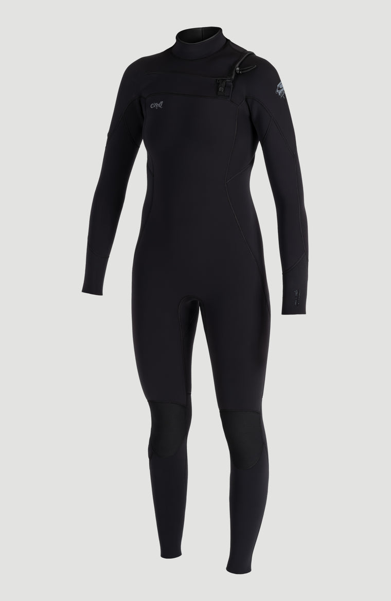 Epic 5/4mm Chest Zip Full Wetsuit | A05 BLK/BLK/BLK