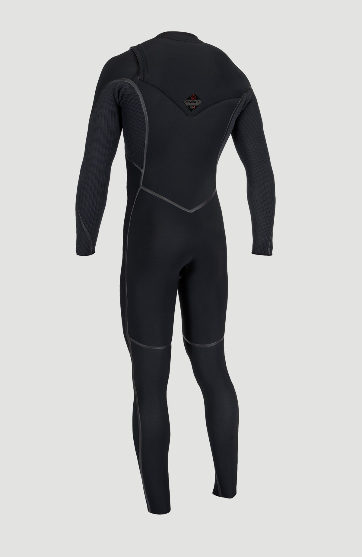 Hyperfreak Fire 4/3mm+ Chest Zip Full Wetsuit | BLACK/BLACK