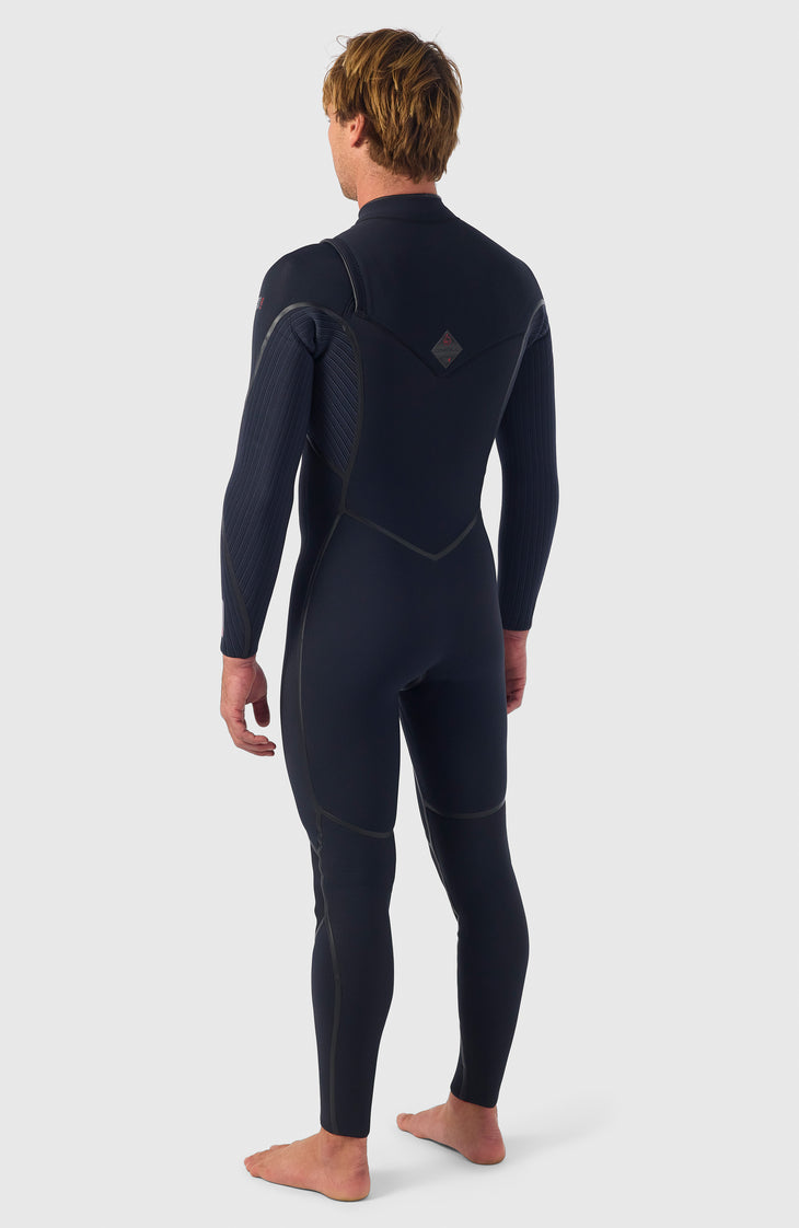 Hyperfreak Fire 4/3mm Chest Zip Full Wetsuit | BLACK/BLACK