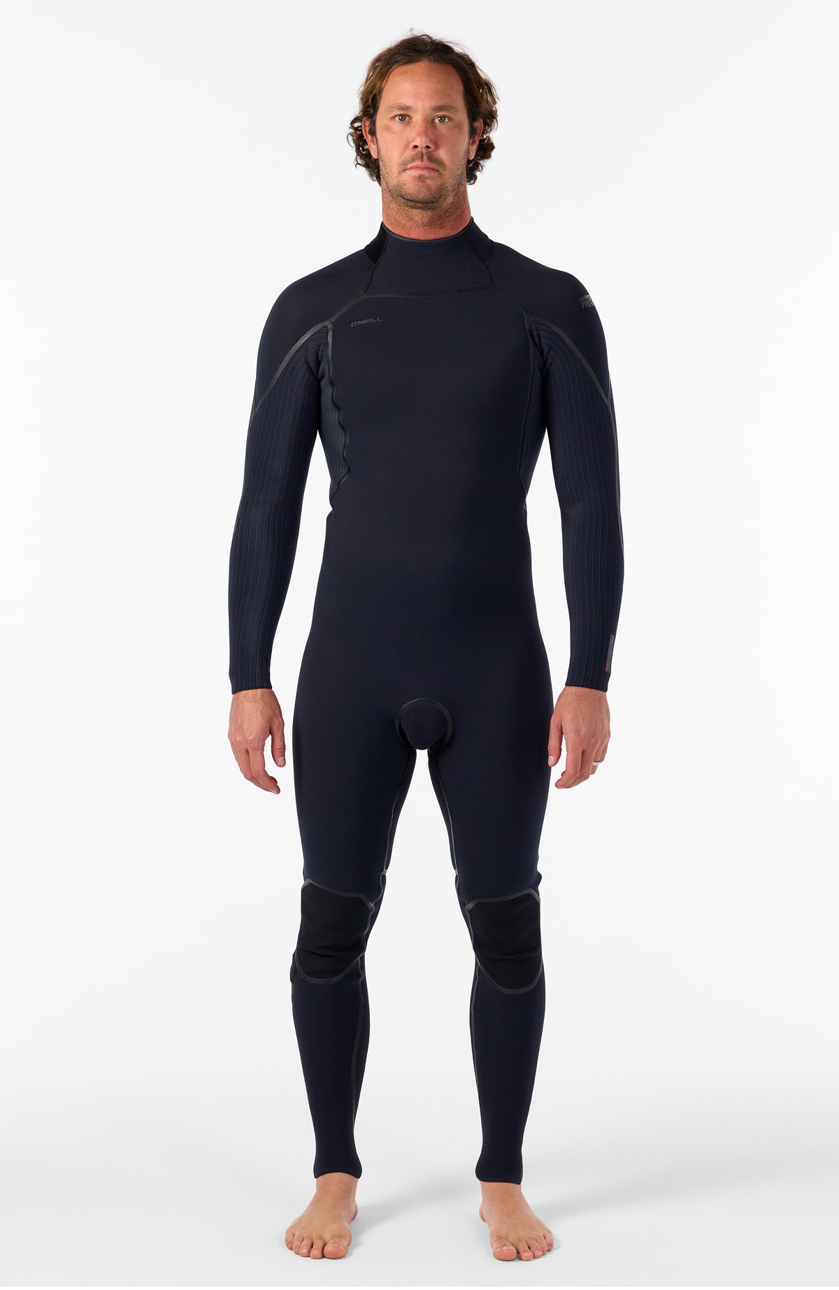 Hyperfreak Fire 4/3mm+ Back Zip Full Wetsuit | BLACK/BLACK