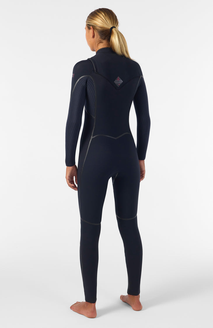 Hyperfreak Fire Plus 4/3mm Chest Zip Full Wetsuit | BLACK/BLACK
