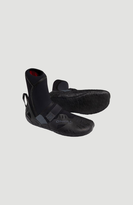 Psycho Tech 5mm+ Round Toe Boot | Black
