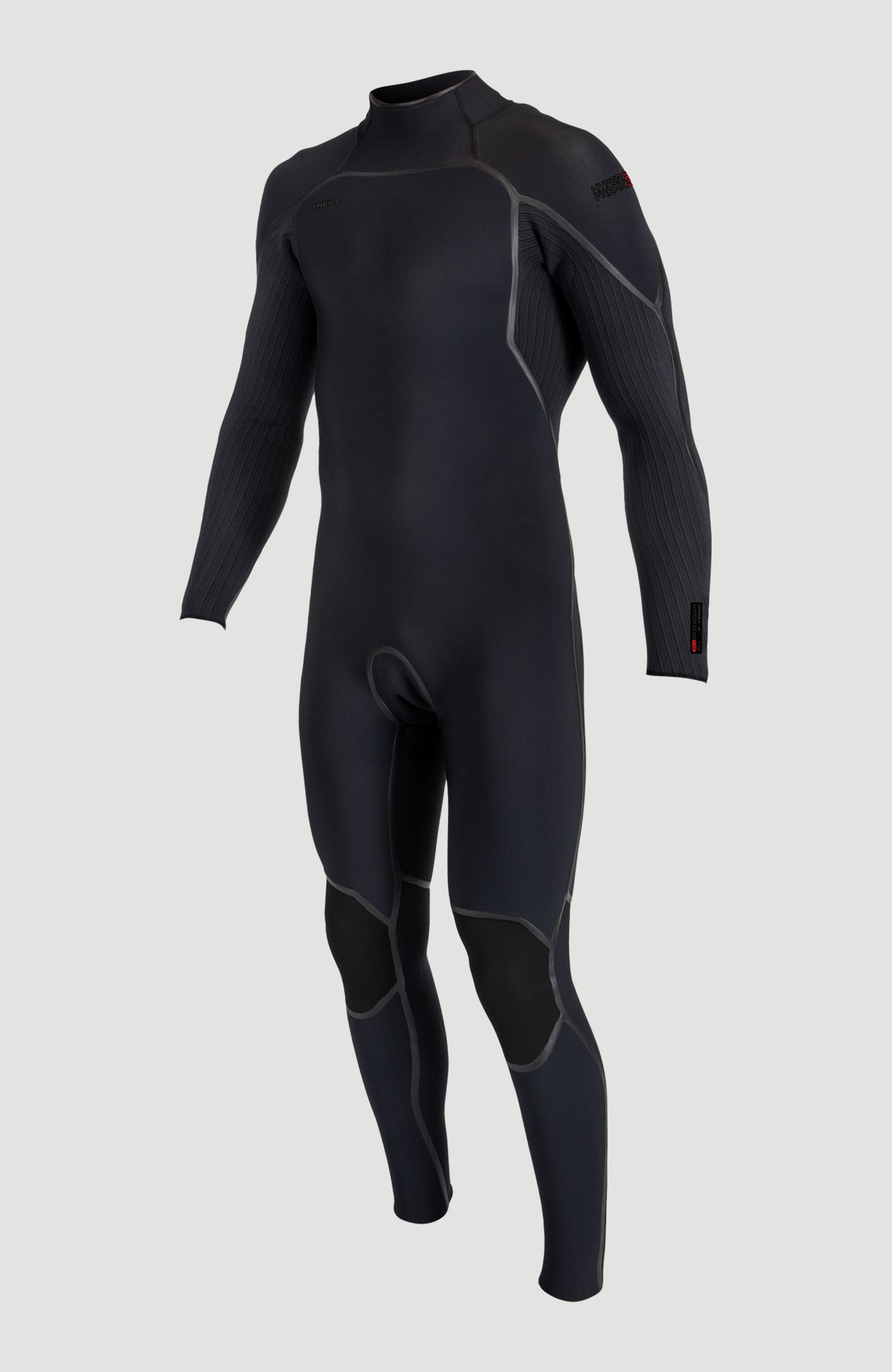 Hyperfreak Fire 5/4+mm Back Zip Full Wetsuit | BLACK/BLACK