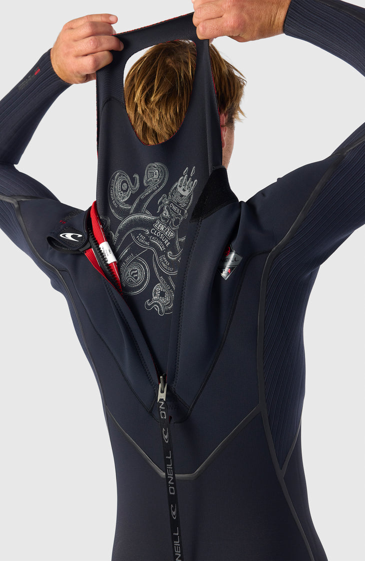 Hyperfreak Fire Plus 5/4mm Back Zip Full Wetsuit | BLACK/BLACK