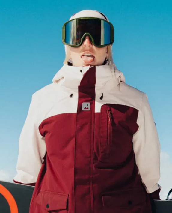 Vêtements d'hiver Combinaison de ski femme rouge Ski onsie