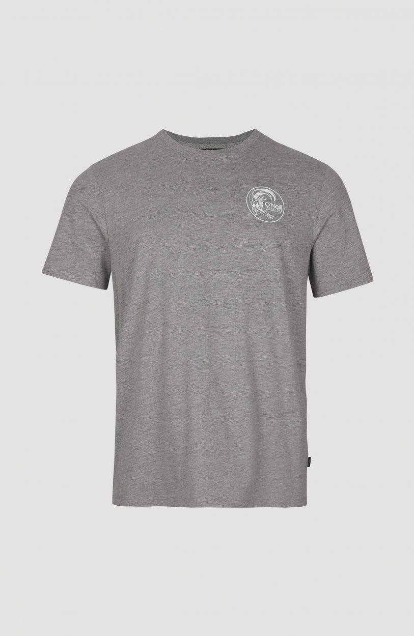 Tee-Shirt Circle Surfer | Silver Melee -A