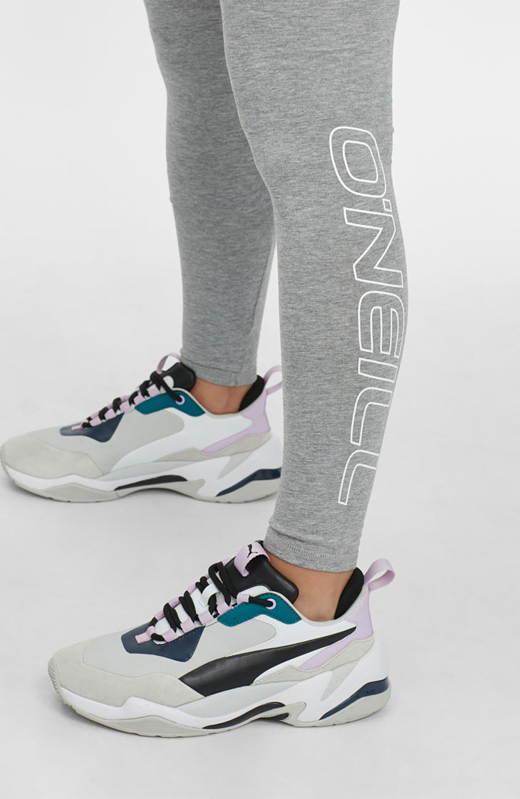 High Waist Legging | Silver Melee -A