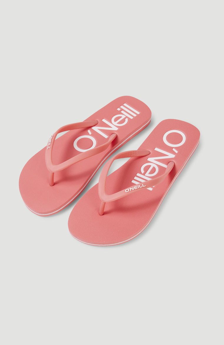 Tongs à logo Profile | Georgia Peach