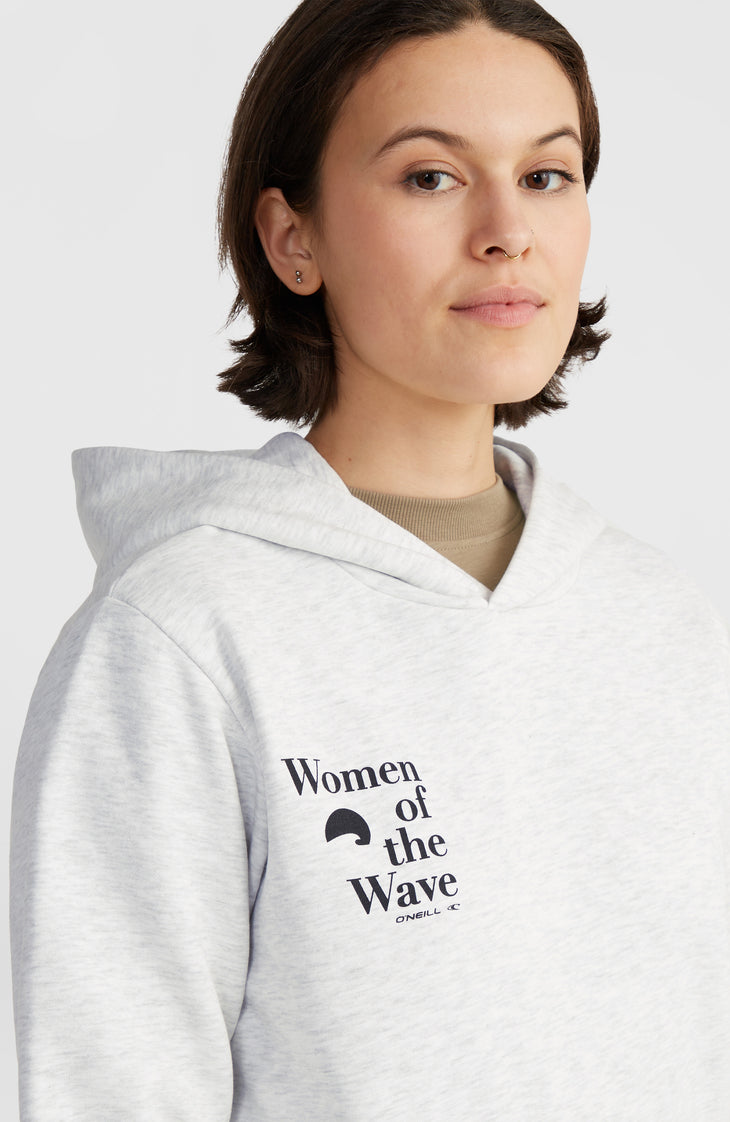 Sweat à capuche Women of the Wave | White Melange