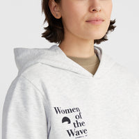 Sweat à capuche Women of the Wave | White Melange