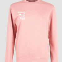 Sweatshirt à col rond Women of the Wave | Genuine Pink