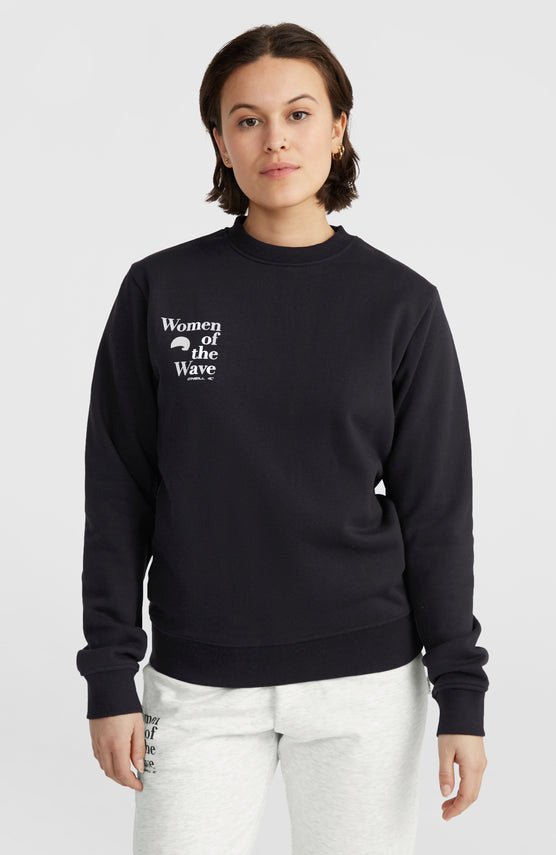 Sweatshirt à col rond Women of the Wave | Black Out