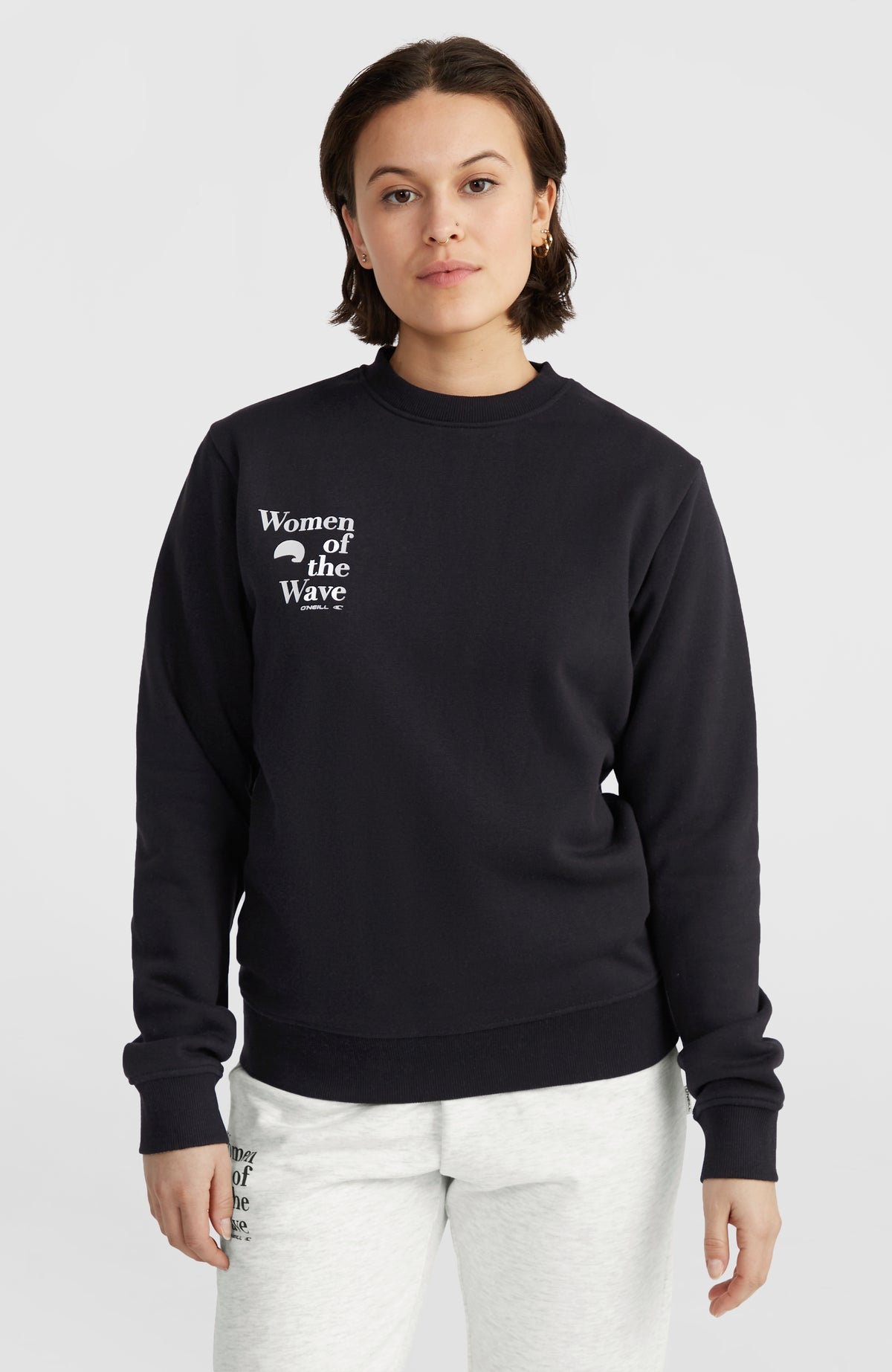 Sweatshirt à col rond Women of the Wave | Black Out