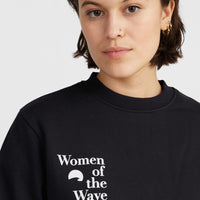 Sweatshirt à col rond Women of the Wave | Black Out