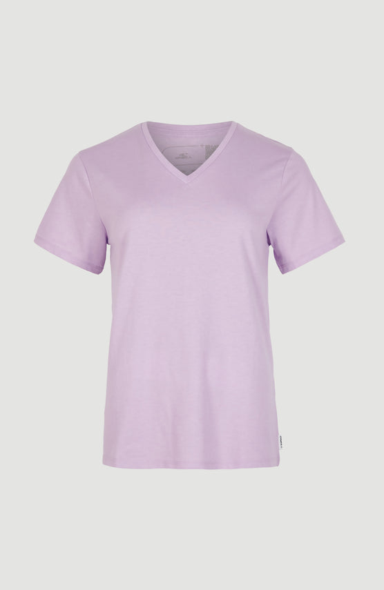 T-shirt Essentials à col V | Purple Rose