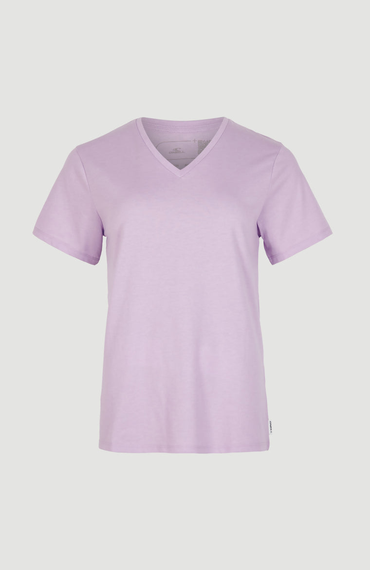 T-shirt Essentials à col V | Purple Rose
